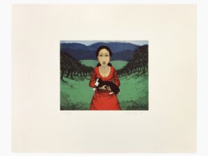 Johannes Hüppi, Frau mit Hund I, 2004