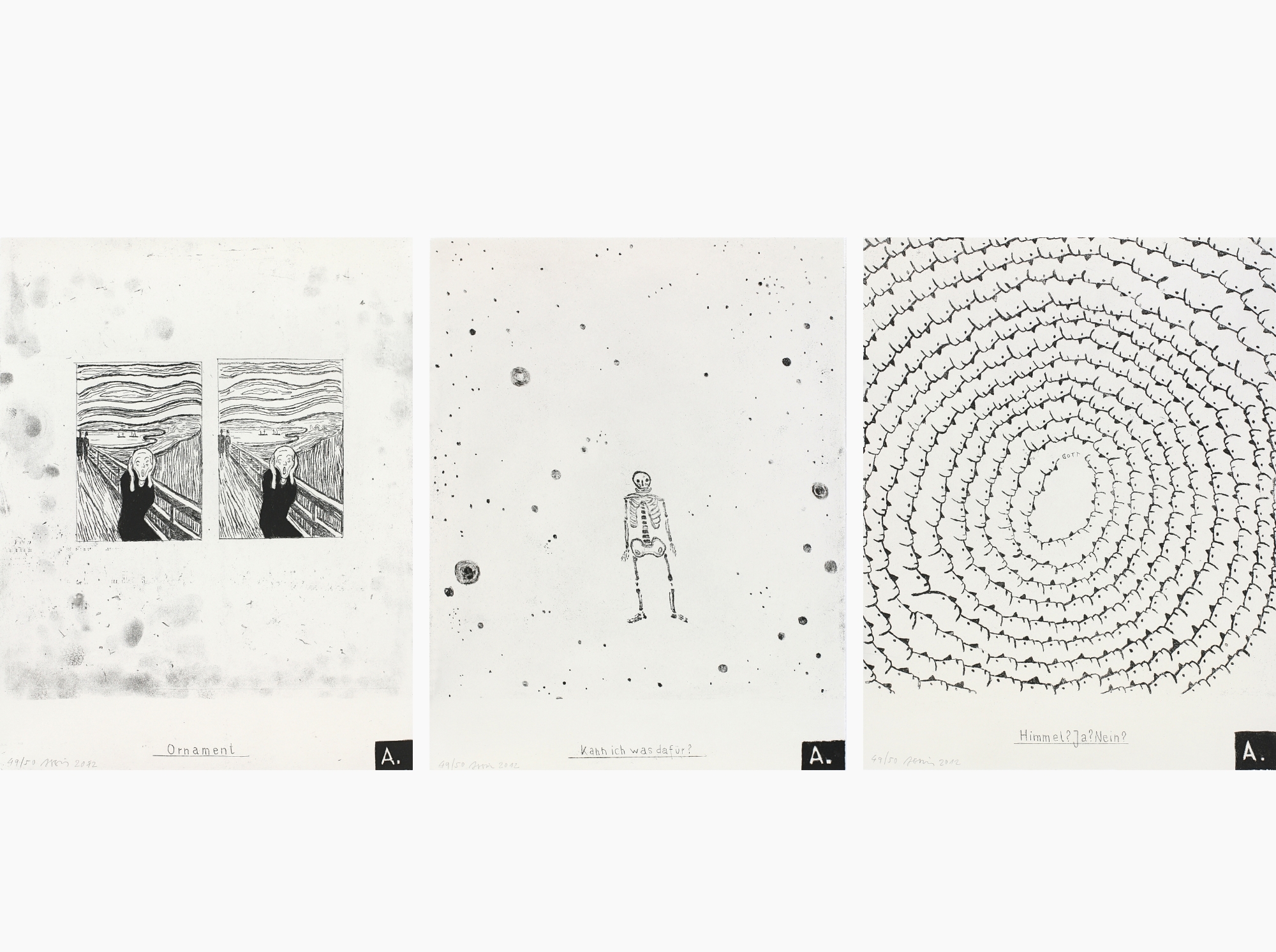 Martin Assig, Ornament, Kann ich was dafür?, Himmel? Ja? Nein?, 2012